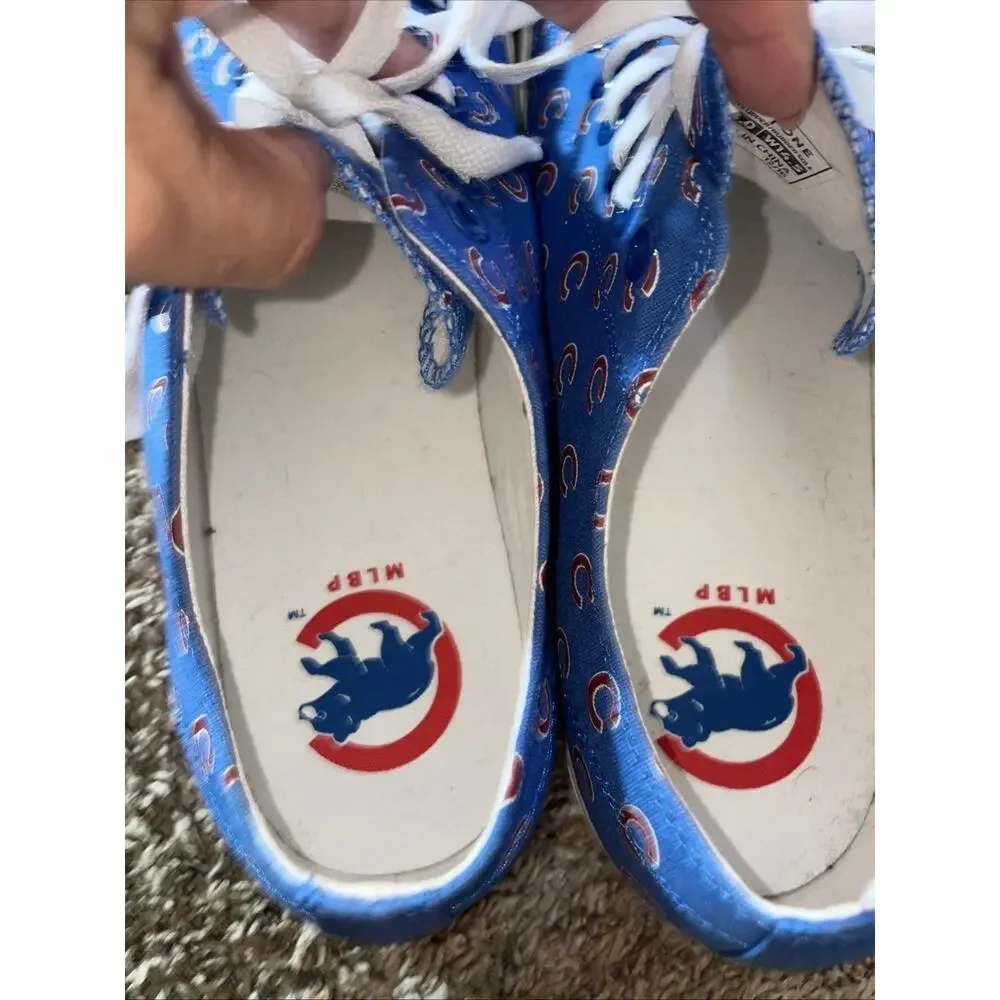 Row One Chicago Cubs Blue Shoes Sneakers Men's 13 Women's 14.5 MLB Baseball